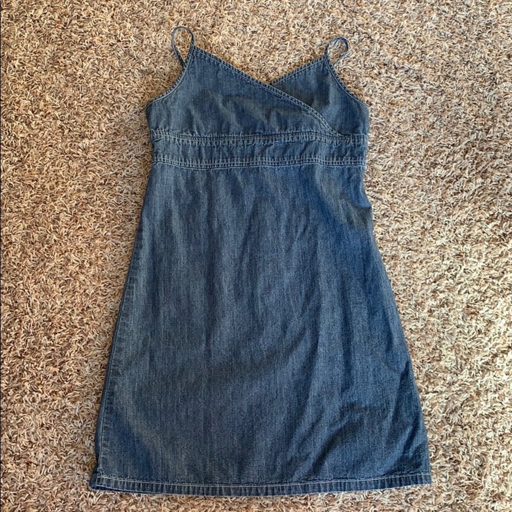 EUC GAP kids denim dress sz 10